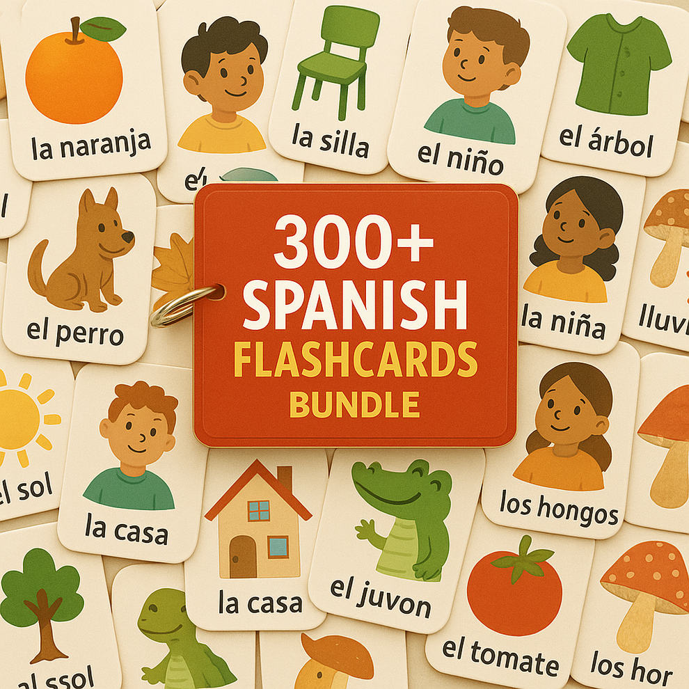 Spanish Flashcard Bundle – Leathercraft Club